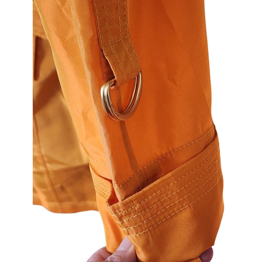 St. John Orange Open Front Jacket, Large, NWT - Picture 5 of 11